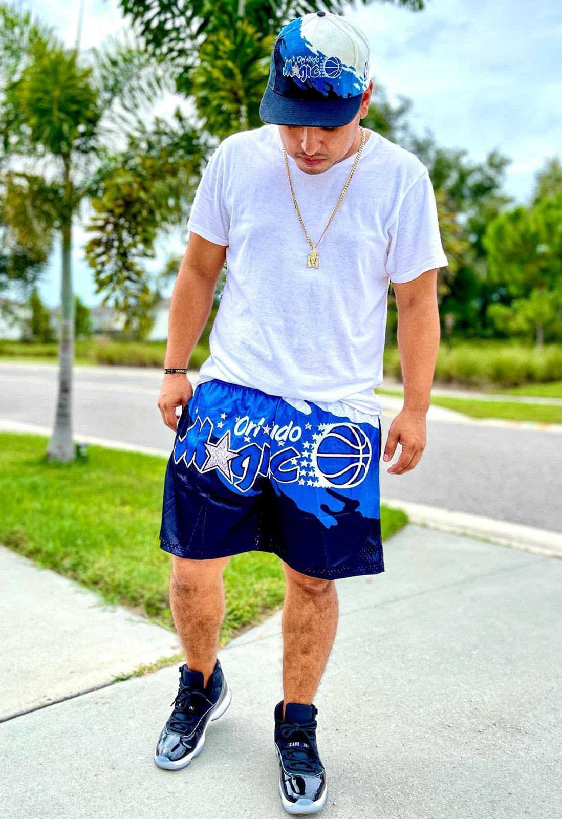Custom Orlando Magic Splash Shorts