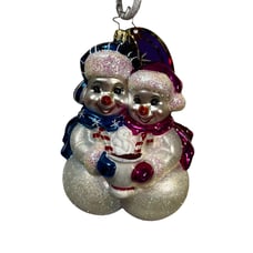 NWT Christopher Radko Christmas Ornament - SWEET COUPLE w/ Radko Box #3012899