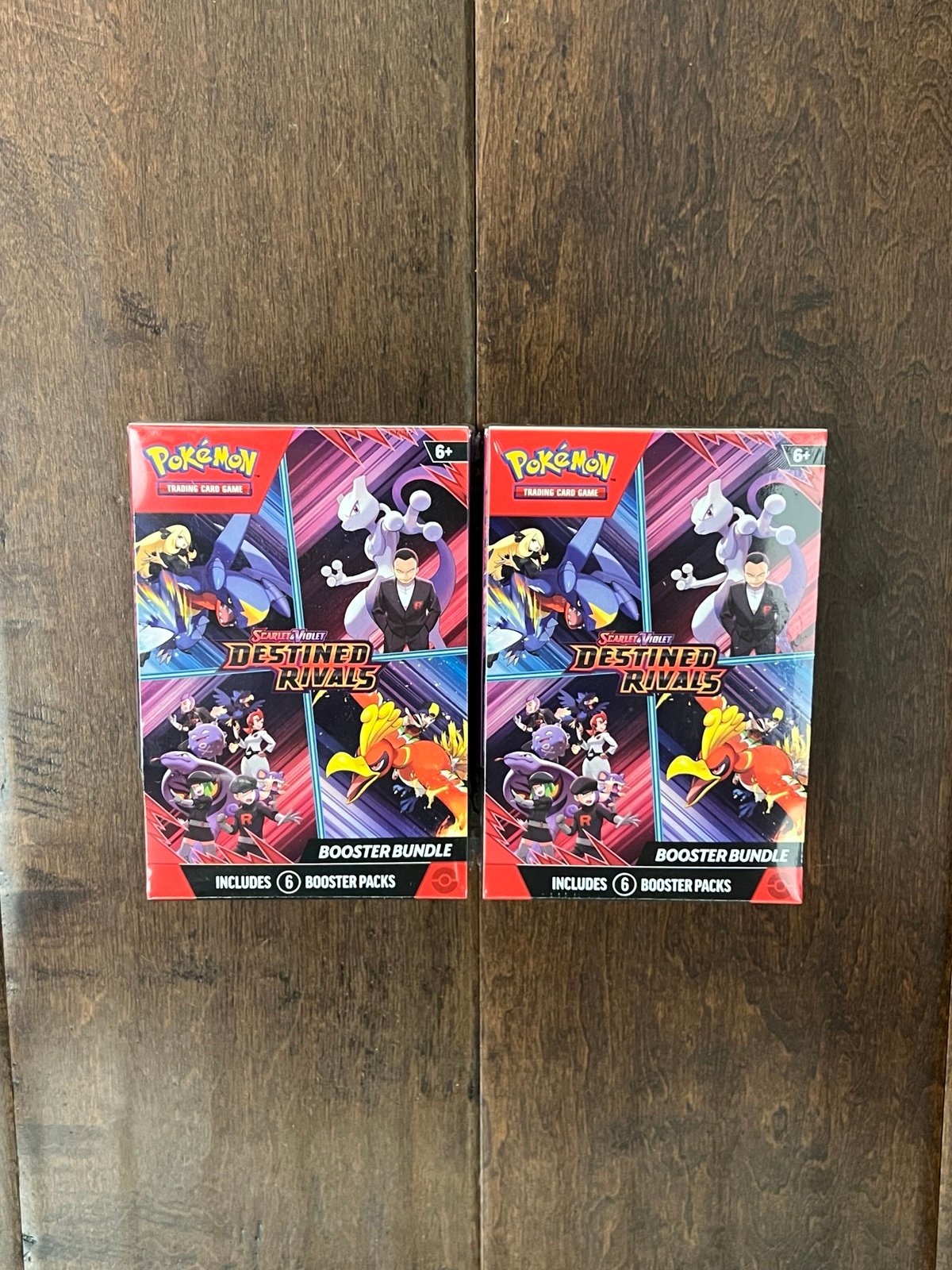 pokemon tcg scarlet & violet destined rivals booster bundle lot of 2 new sealed