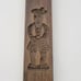 Set of 2 Wooden Dutch Folk Speculaas Cookie Mold Butter Presses 15.75 Tall
