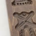 Set of 2 Wooden Dutch Folk Speculaas Cookie Mold Butter Presses 15.75 Tall