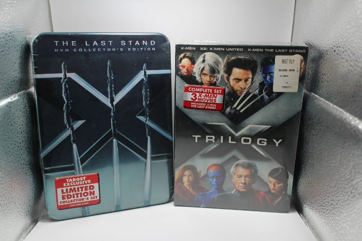 X-Men FACTORY SEAL DVDs *Trilogy Pack & Collectors Tin W/Comic Book + Cards*