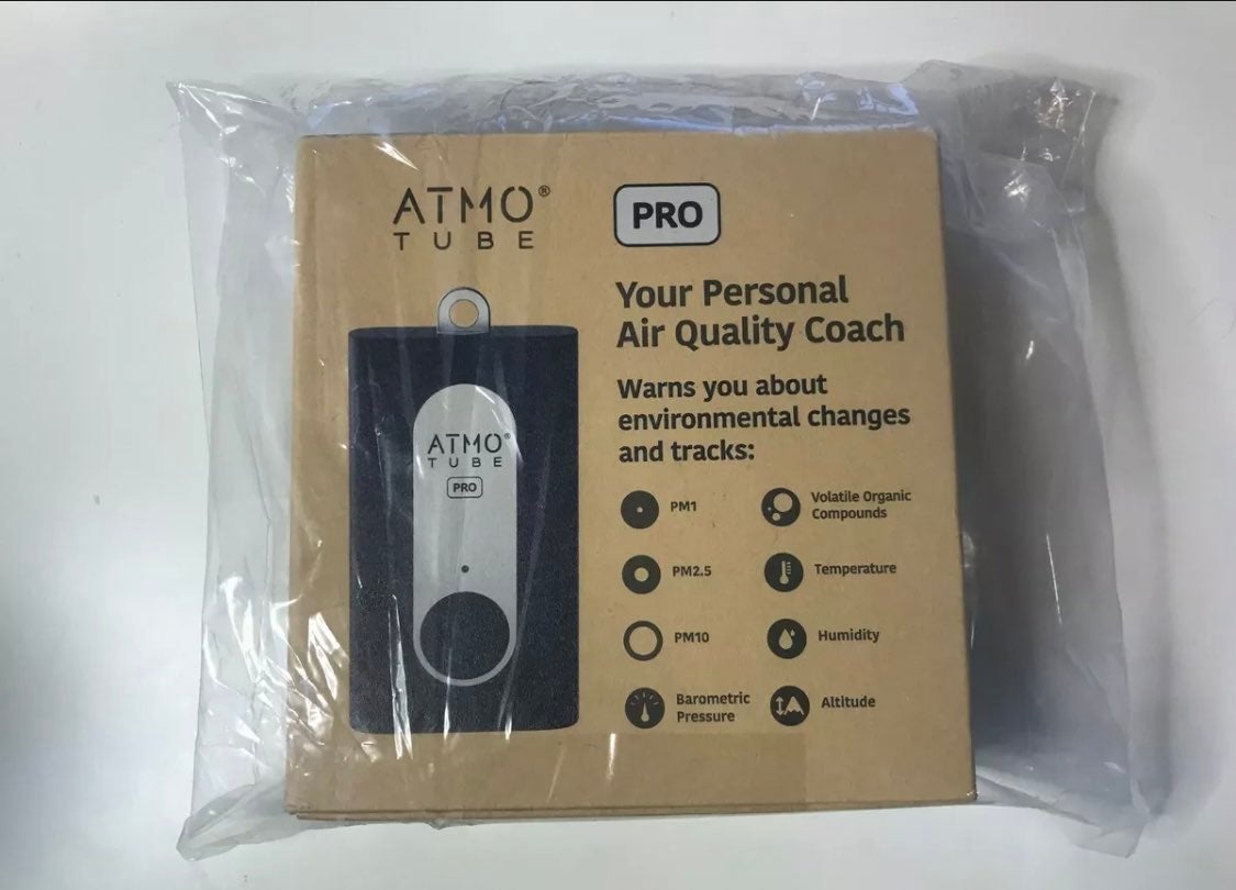 Atmotube Pro Black Portable Air Monitor Crypto Miner