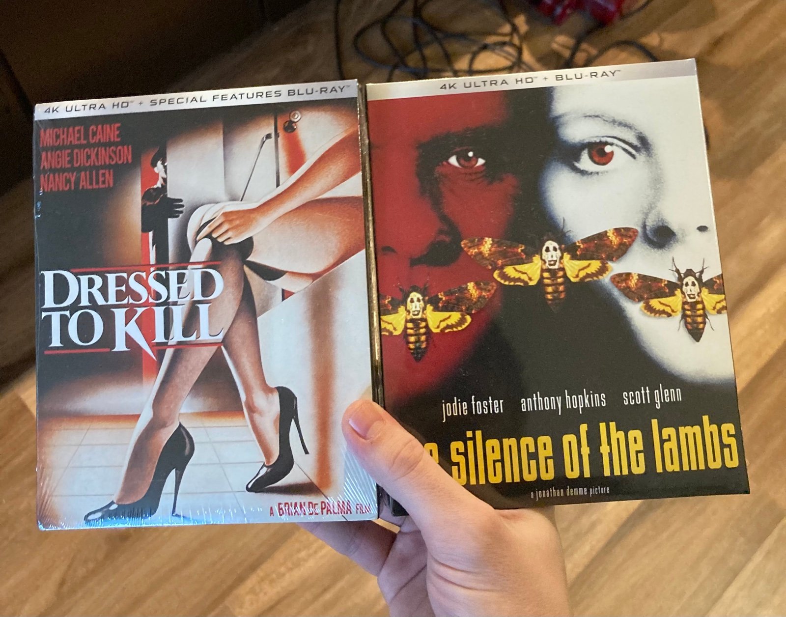 Kino Lorber 4K combo: Dressed to kill & The Silence of the lambs