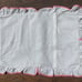 Vintage quilted rose pattern heart ruffle sham pillowcase