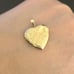 14K Gold Heart Locket Pendant