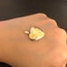 14K Gold Heart Locket Pendant