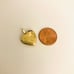 14K Gold Heart Locket Pendant