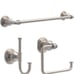 Delta Lochurst (3-Piece) Towel Bar Set In SpotShield Brushed Nickel. New
