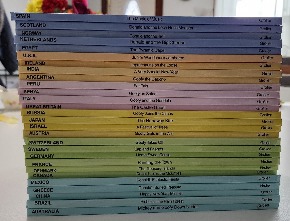 Disney Small World Library complete set