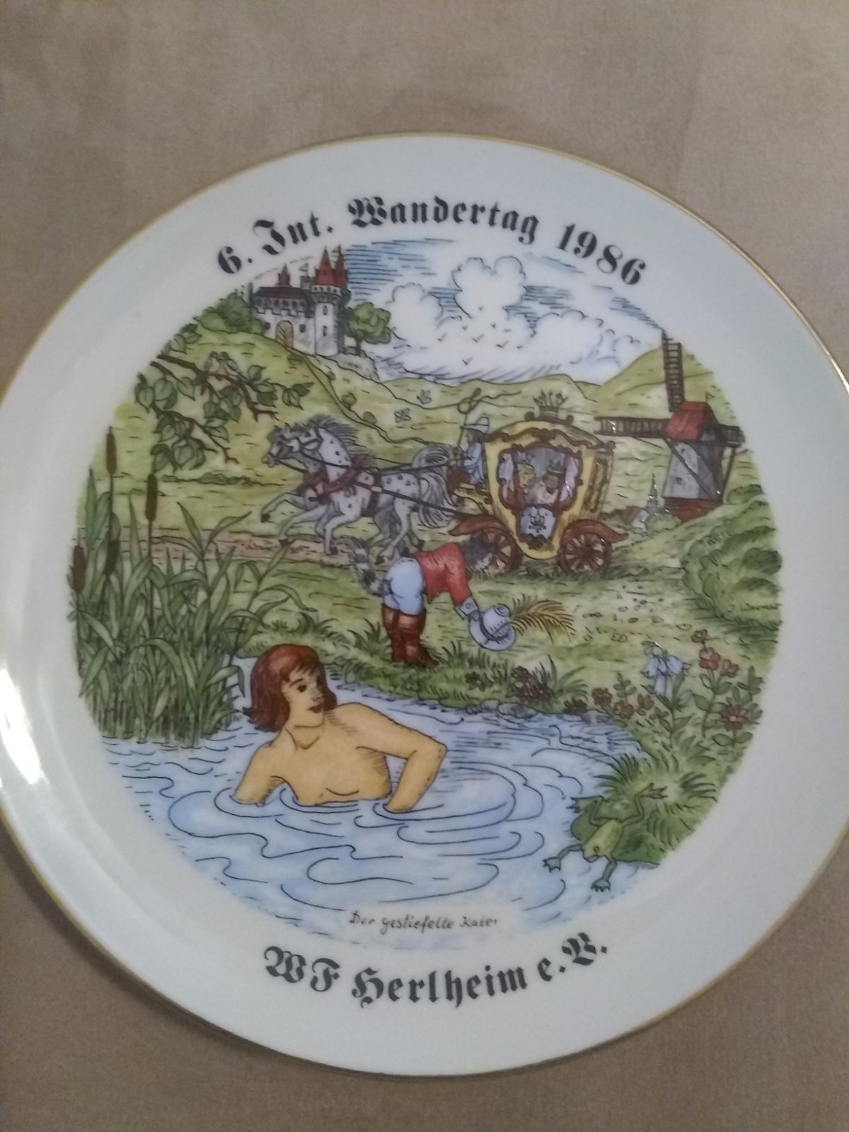 vintage hunting plates