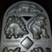John Wright Cast Iron Dinosaur Muffin Pan