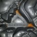 John Wright Cast Iron Dinosaur Muffin Pan