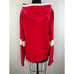 Old Time Hockey RANGERS Red Long Sleeve Lace-Up Cotton Blend Hoodie Size S