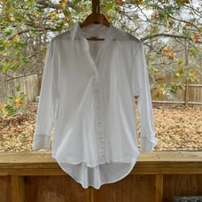 Jason Wu Women's White Classic Button Down Shirt Size S