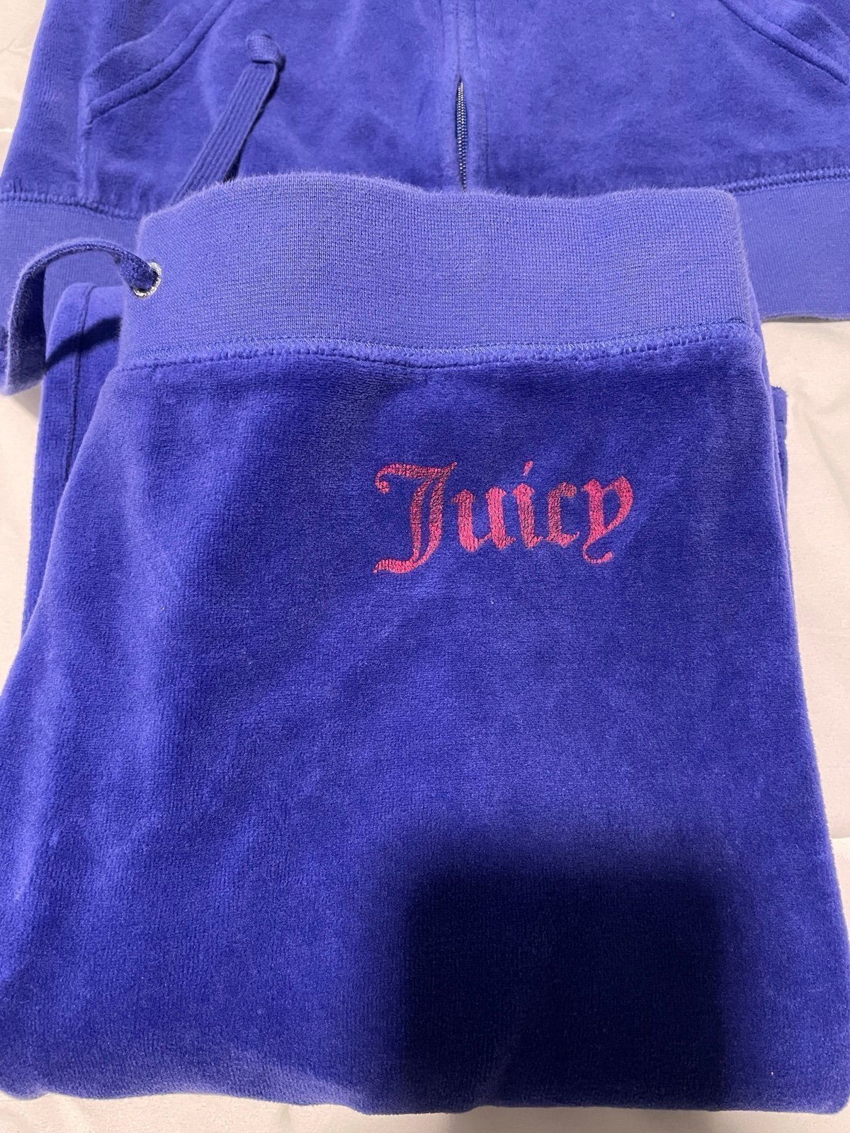 June Bridal Sale - Vintage Violet Juicy Couture Velour Tracksuit - Savings Spree-Tacular:£102[hoWomen_4902437ua]