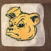 Baylor University Stone Coaster Set with Metal Rack
