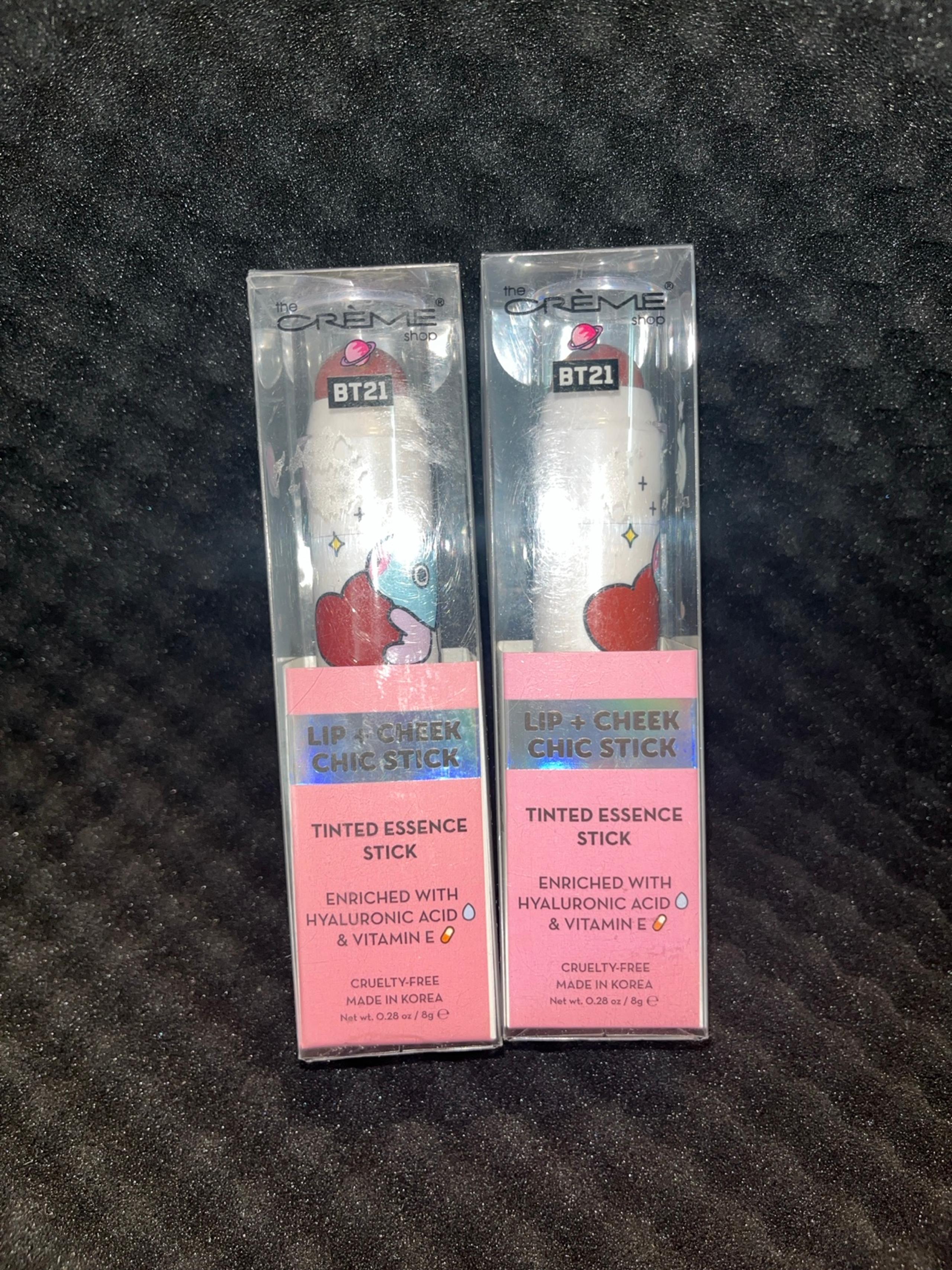 2x The Crème Shop Lip + Cheek Chic Stick | Tinted Essence Stick moonwalk