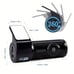 4K UHD Dual Lens Dash Cam: Wi-Fi, 64GB Card, Night Vision, Loop Recording & More