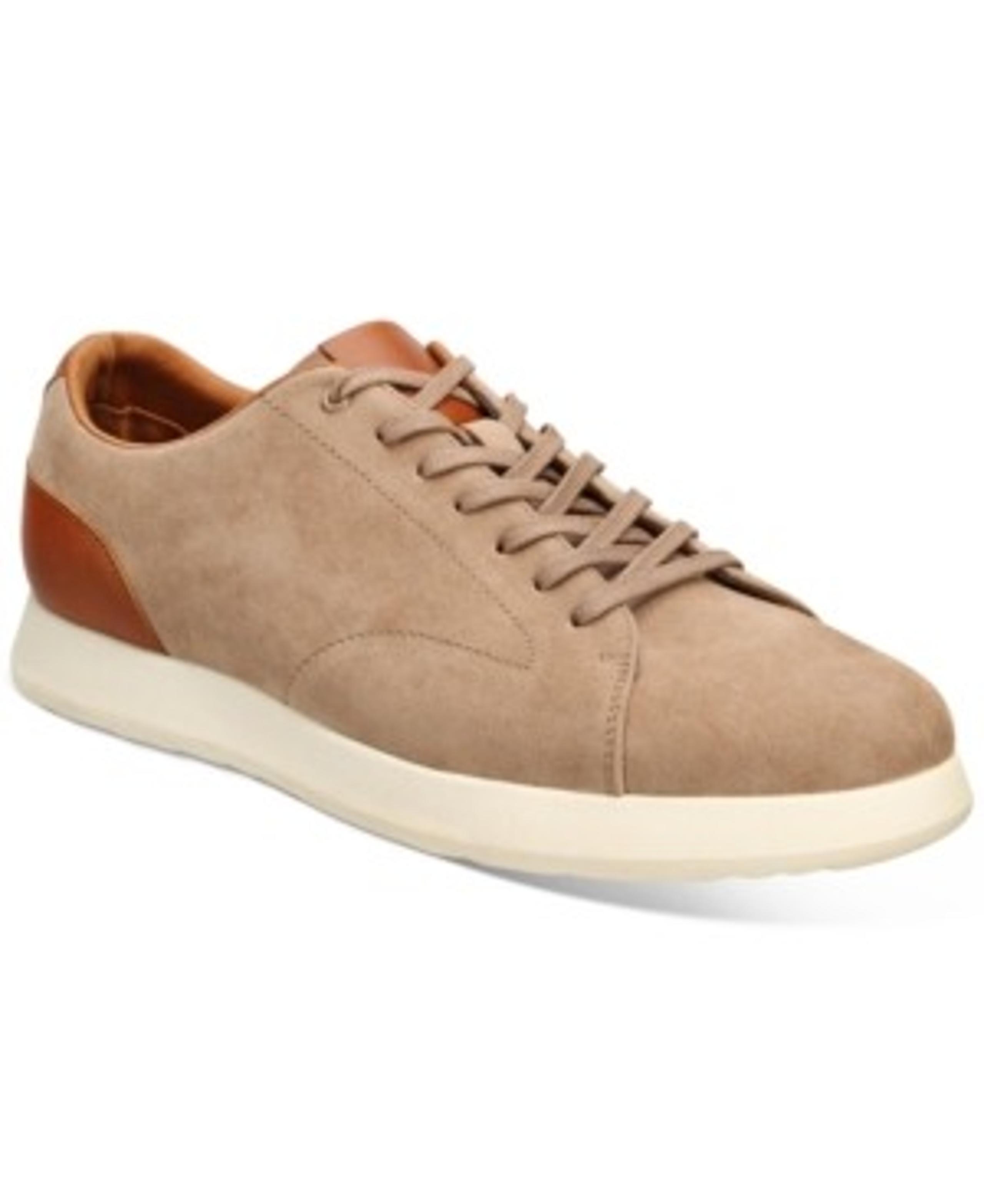 Alfani Men's Benny Suede Sneakers Beige NWOB