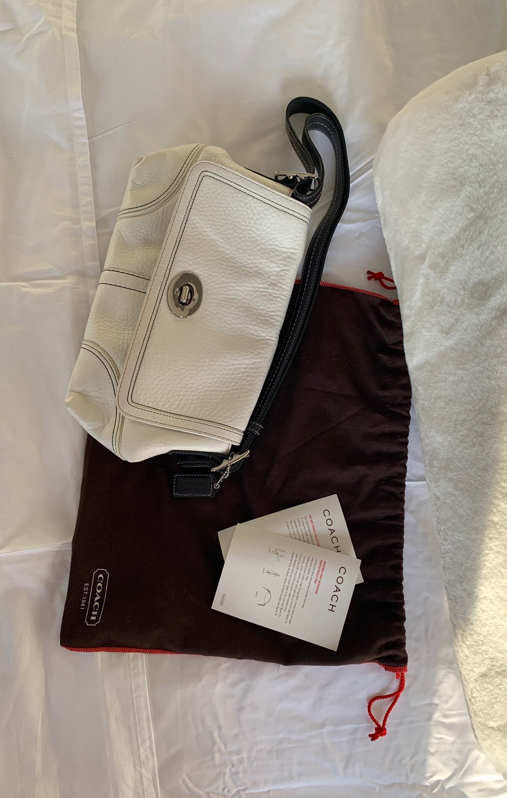 Coach leather handbag