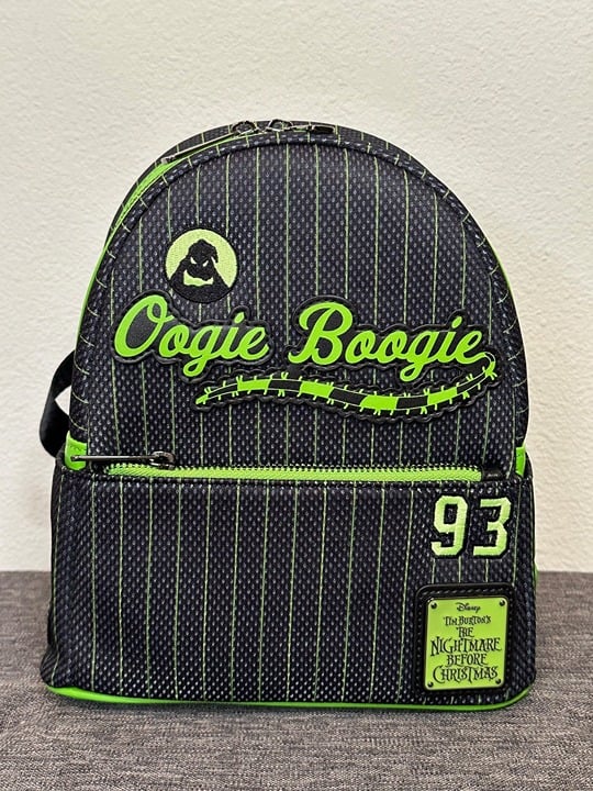 Loungefly Disney Nightmare Before Christmas Team Oogie Boogie Jersey Backpack