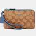 Coach Double Corner Zip Wristlet