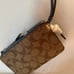 Coach Double Corner Zip Wristlet