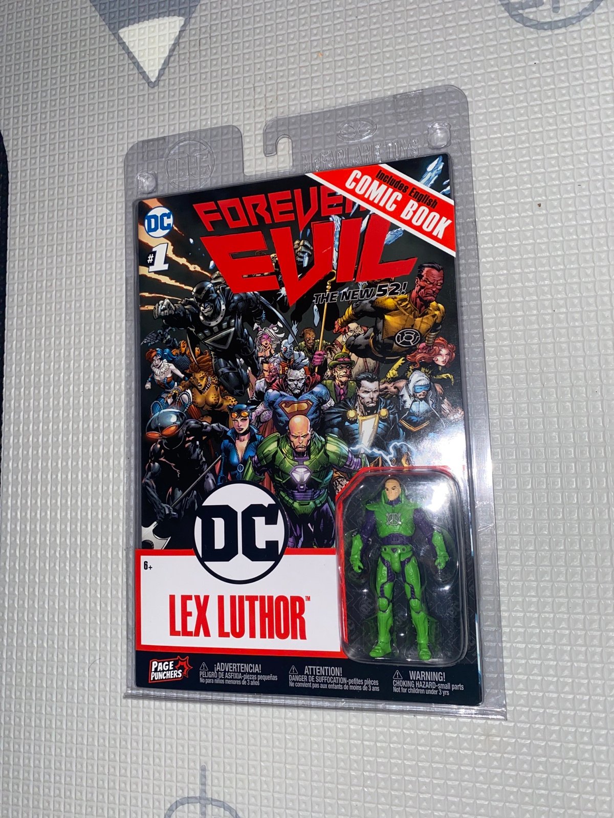 Forever Evil Lex Luther Comic Book DC #1 The News 52! + Action Figure *BRAND NEW