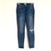 NEW NWT J. CREW 8 Toothpick Jean Newcastle Wash Let Down Hem Ripped Skinny 25