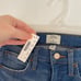 NEW NWT J. CREW 8 Toothpick Jean Newcastle Wash Let Down Hem Ripped Skinny 25