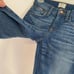 NEW NWT J. CREW 8 Toothpick Jean Newcastle Wash Let Down Hem Ripped Skinny 25