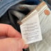 NEW NWT J. CREW 8 Toothpick Jean Newcastle Wash Let Down Hem Ripped Skinny 25