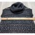 Free People Sweater Vest XS Gray Nordic Birdseye Oversized Cowl Neck Alpaca Wool