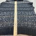 Free People Sweater Vest XS Gray Nordic Birdseye Oversized Cowl Neck Alpaca Wool
