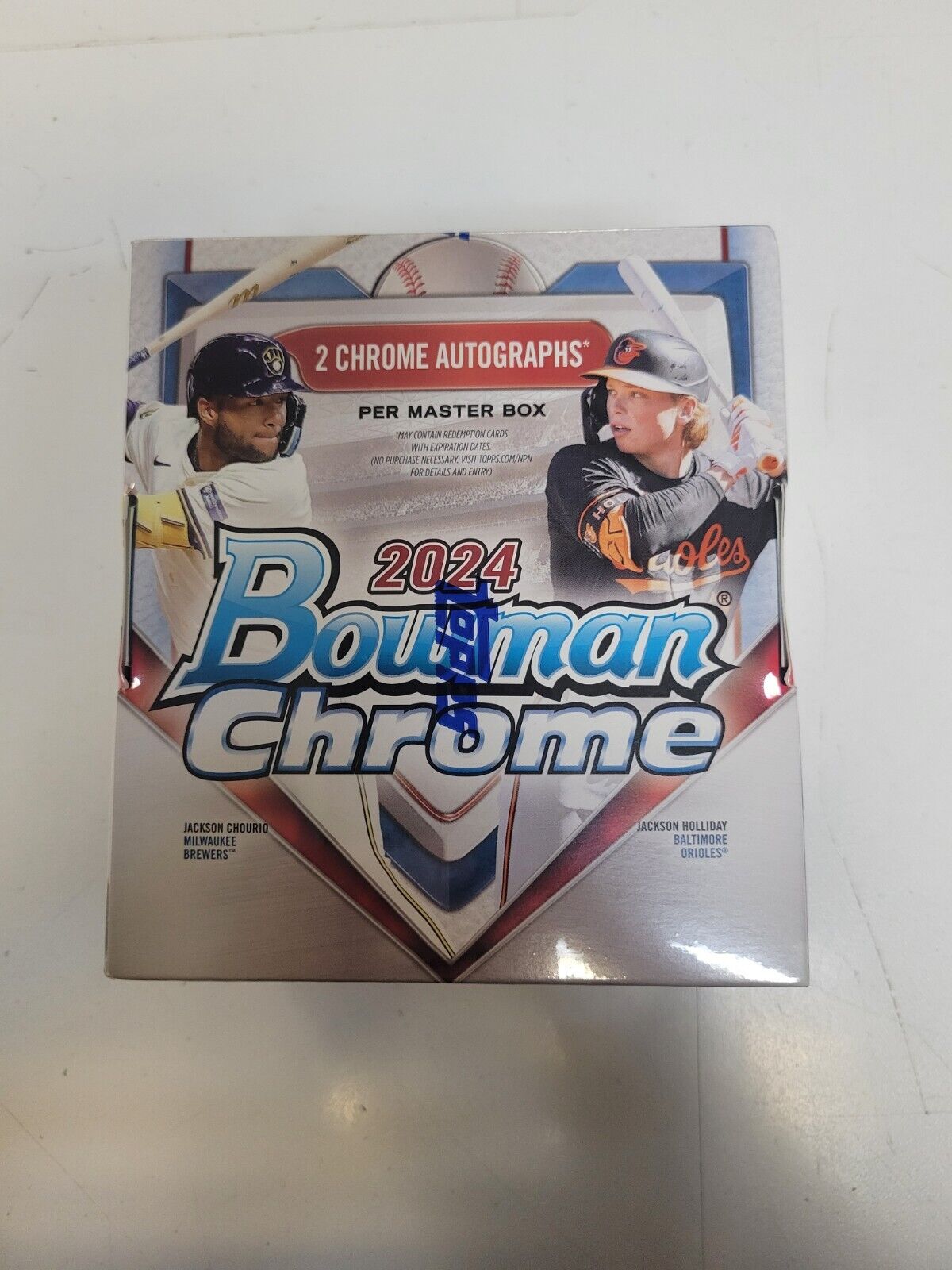 2024 Bowman Chrome Baseball Hobby Box Sealed. 2 Autos. Sealed
