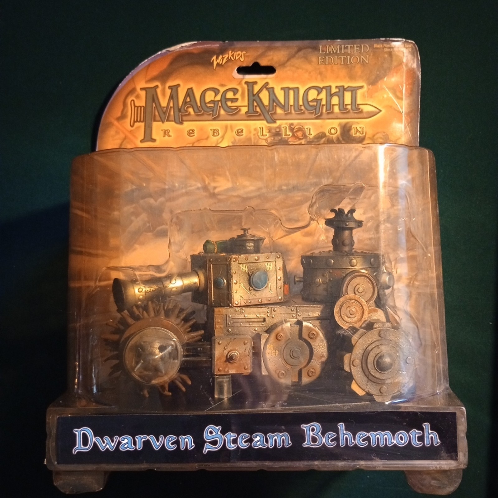 Mage Knight Rebellion Dwarven Steam Behemoth Black Powder Rebel Tank WIZKIDS
