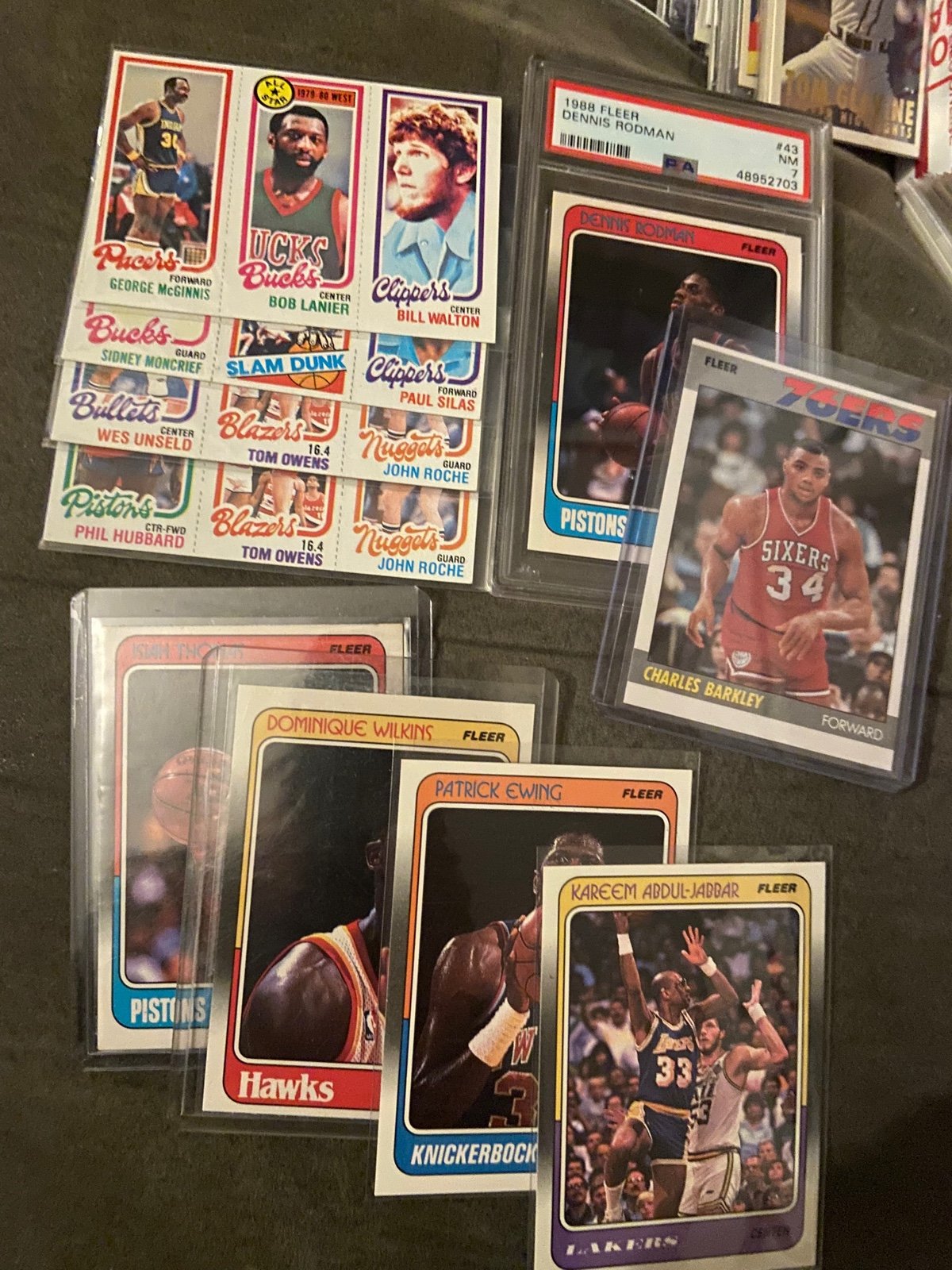 Basketball Fleer 80’s