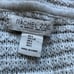 Rachel Zoe gray Knit Hooded Crochet Knit Pullover Sweater size L