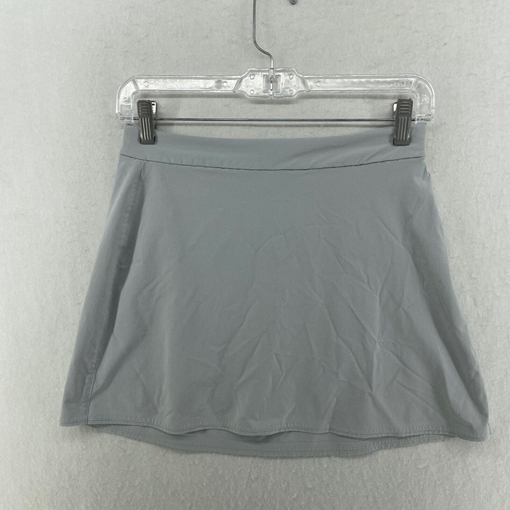 Outdoor Voices Tennis Skirt Women's XS Gray Stretch Seamless Pockets Athletic