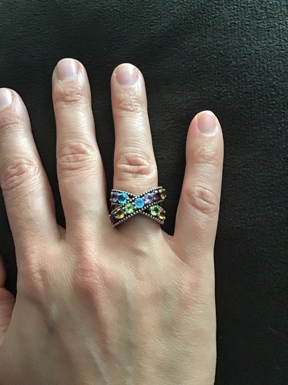 EFFY multi-gemstone ring