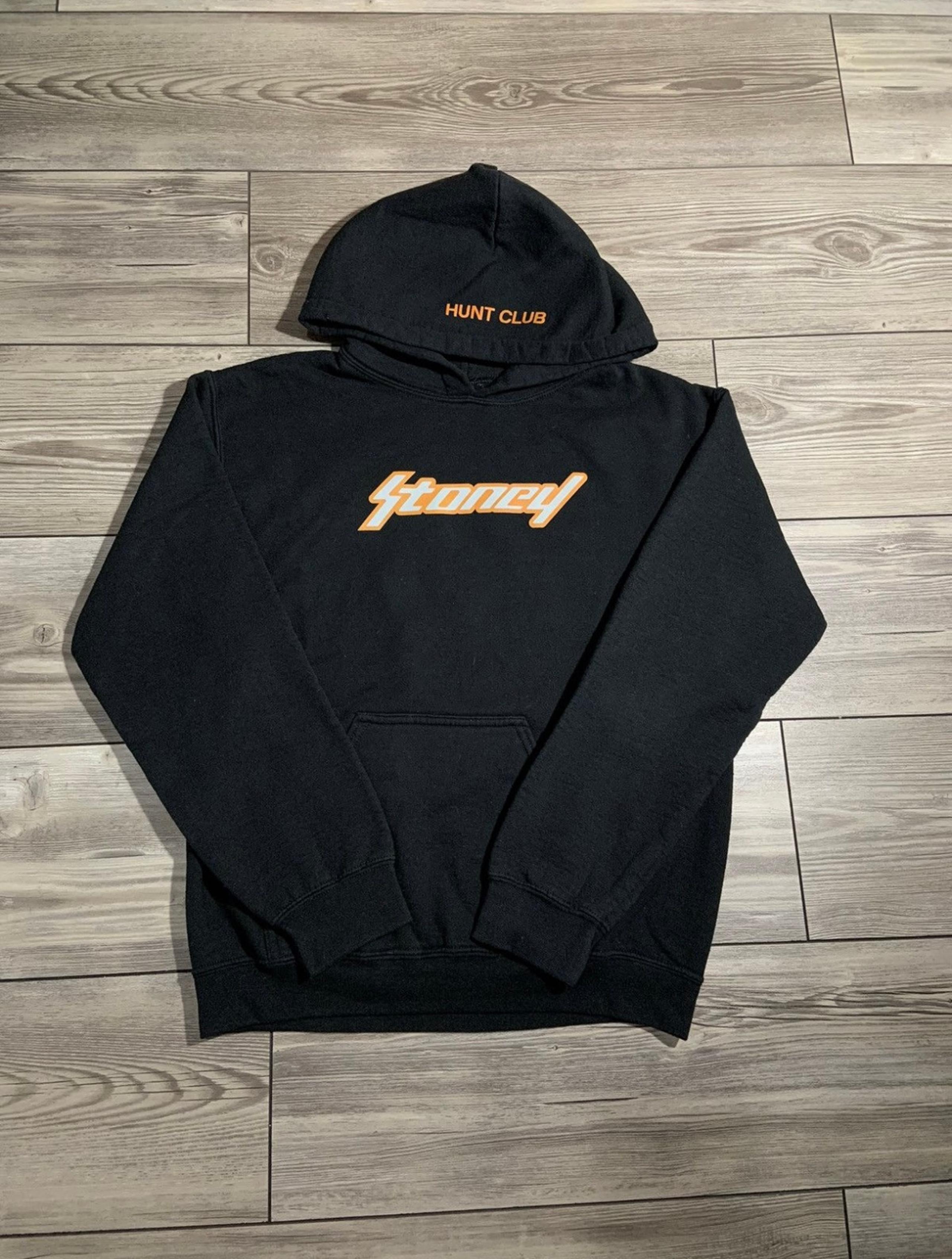 Men’s size 2XL Post Malone Stoney hoodie merch black hoody logo tour concert new