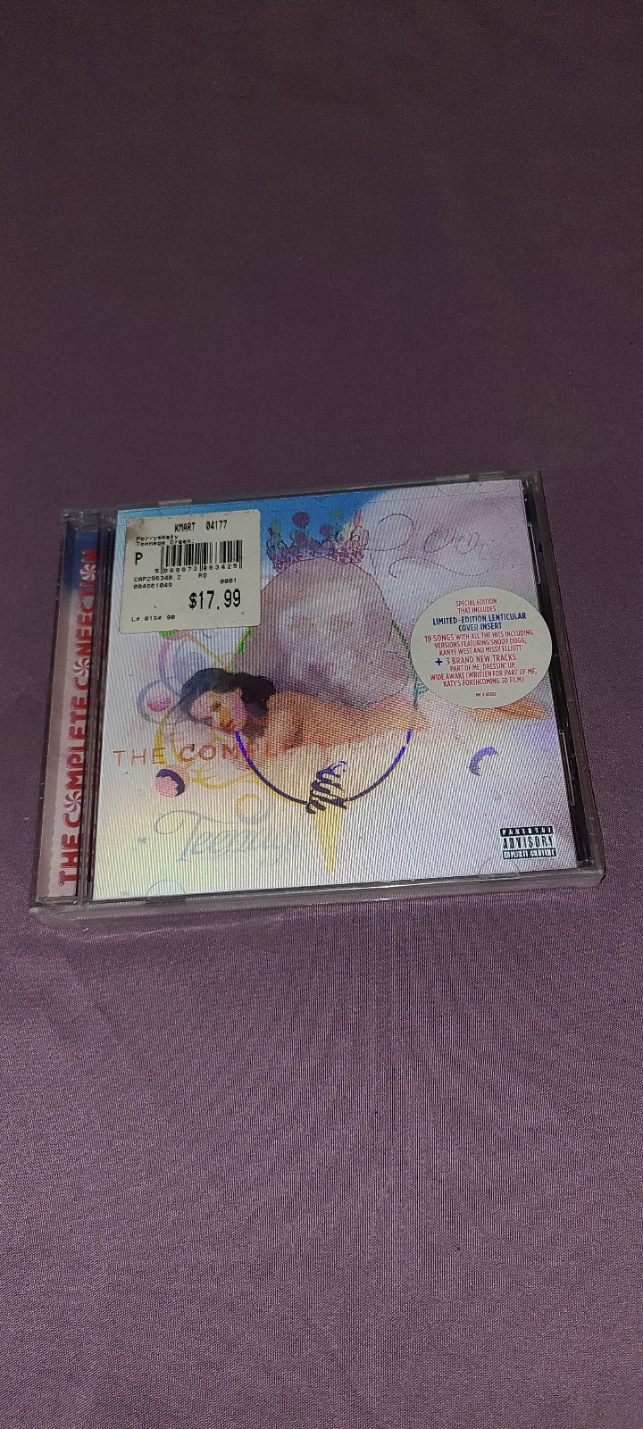 Katy Perry Teenage Dream: The Complete Confection CD Lenticular Cover 2012 NEW