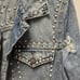 Blank NYC Pearl and Sequin Distressed Jean Jacket - New with Tags