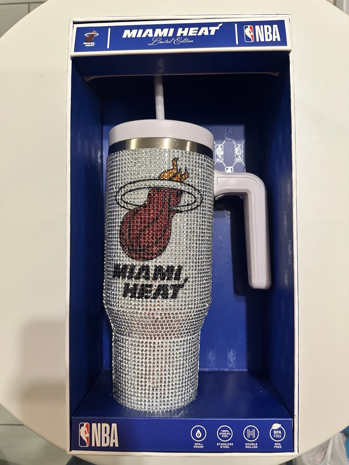 Miami Heat Bling Tumbler