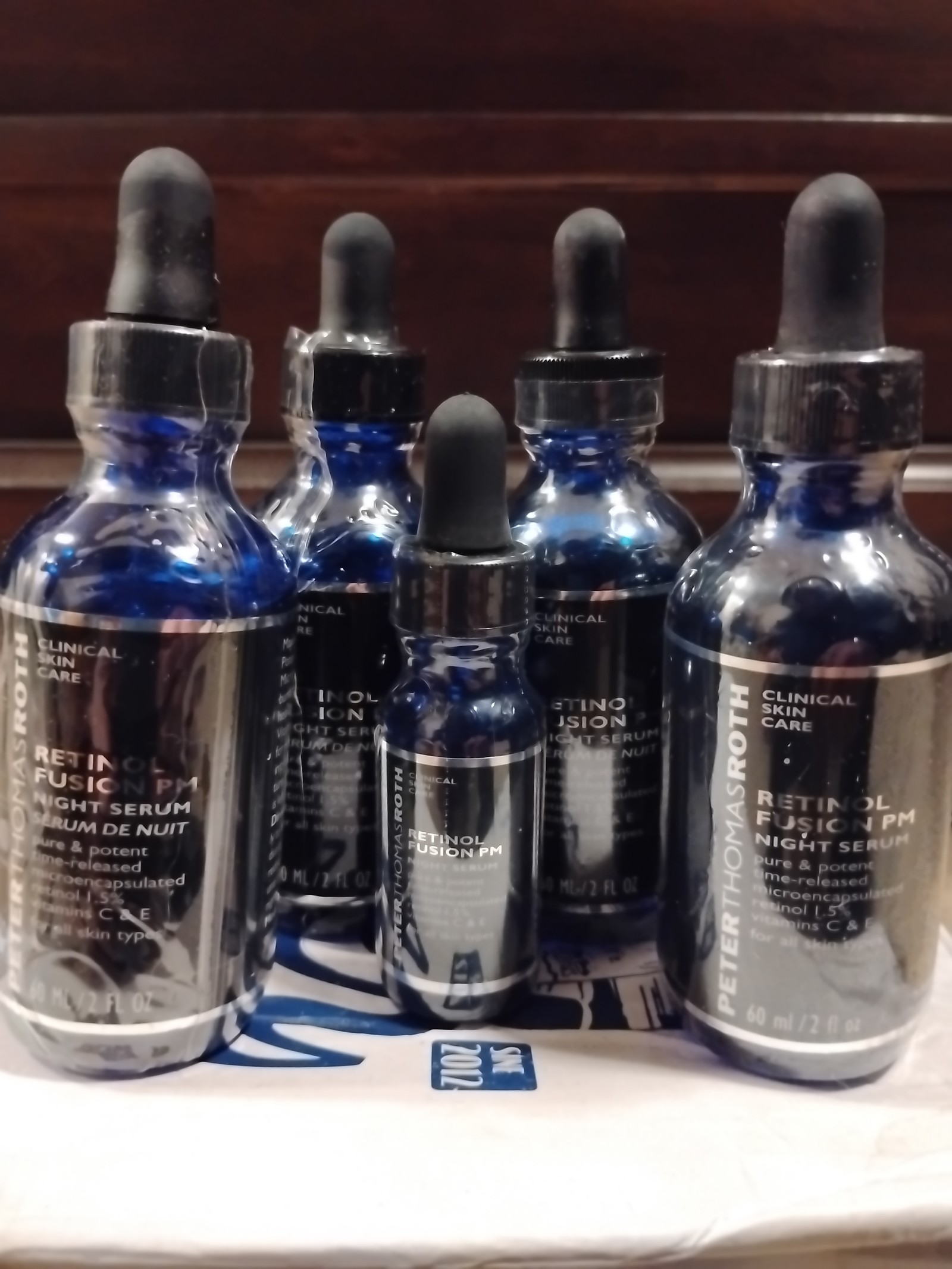 Peterthomasroth retinol fusion pm night serum 60ml bundle