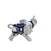 Vintage Chinese Porcelain Blue &White Gold Elephant
