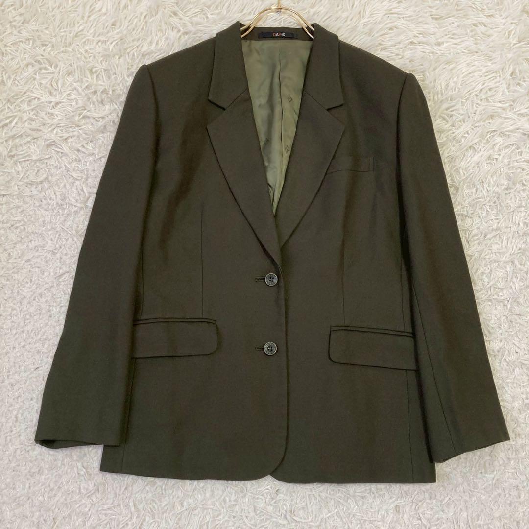 DAKS Tailored Jacket Dark Green Size 13 Formal Elegant