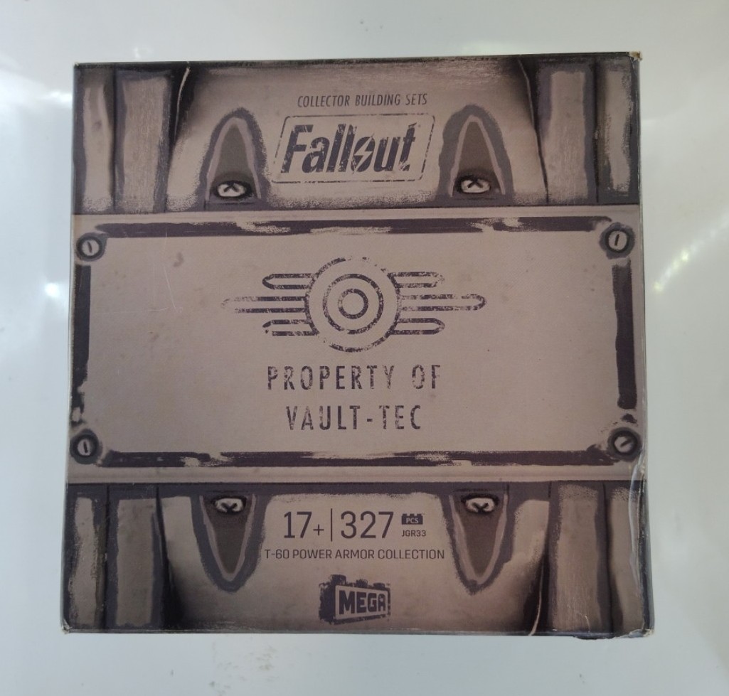 MEGA Fallout T-60 Power Armor Collection Set With 5 Figures 327 pcs (NEW)