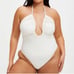 NWT Good American Leilani One-Piece Halter Swimsuit Size XL (4)